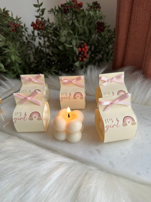 Mini Bubble Candles For Baby Showers